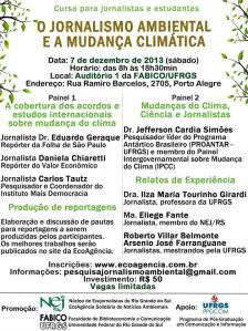 Curso Jornalismo e Mudança Climática